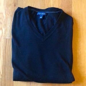 Men’s Banana Republic Silk Cashmere Sweater (black)